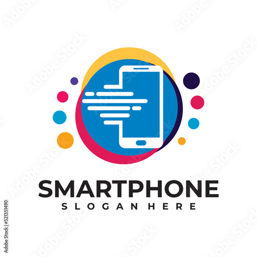 phone logo vector design template