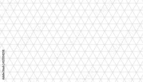 Triangle line pattern background. Abstract white hexagon with dot line seamless. Vector illustration.