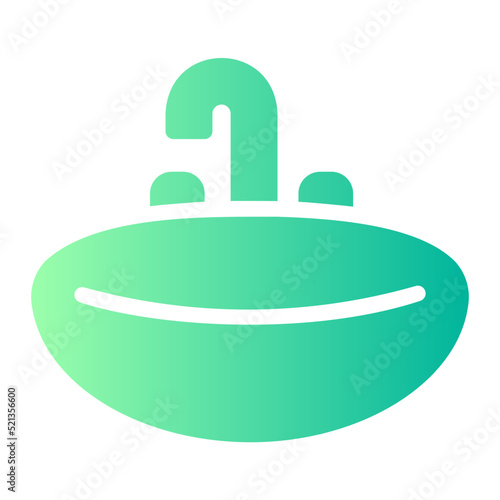 basin gradient icon