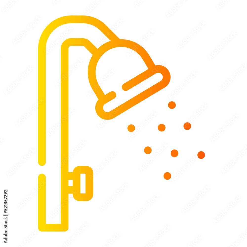 shower gradient icon