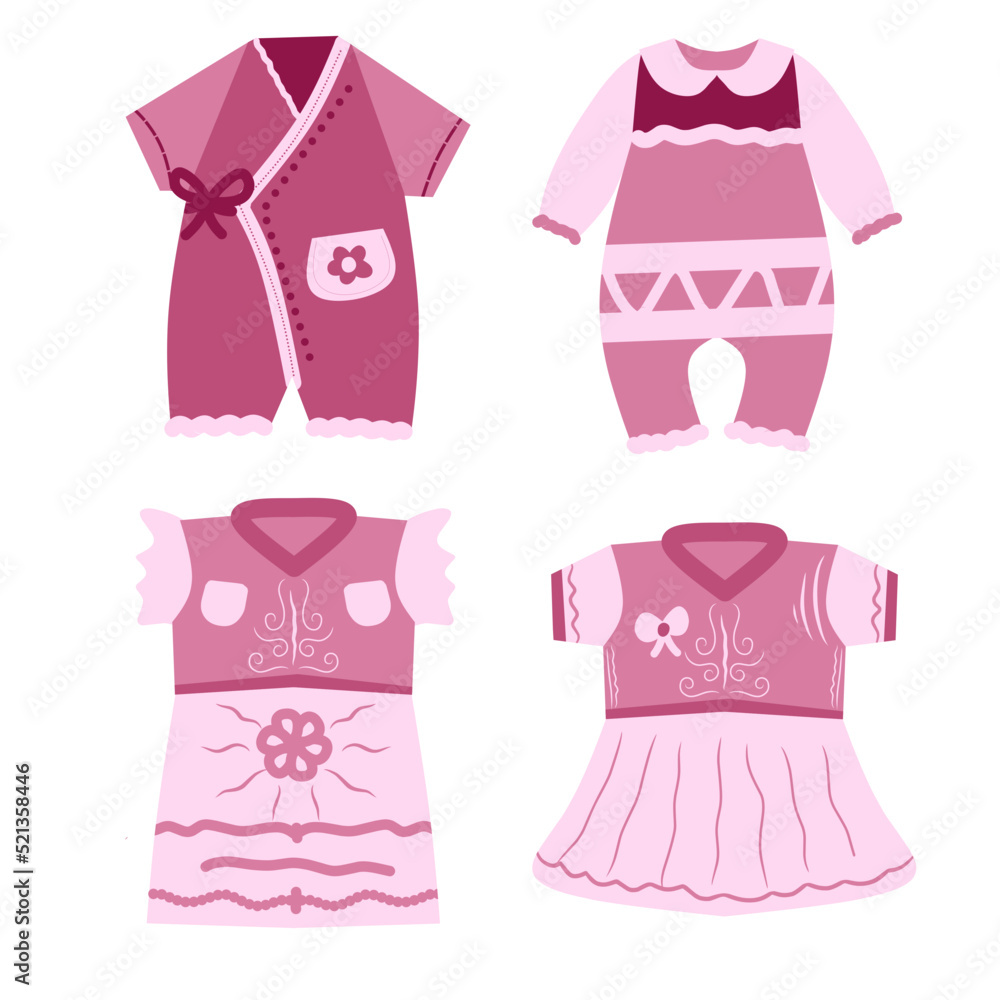 Set Baby Girl Clothes Collection Set Baby Girl Clothes Collection