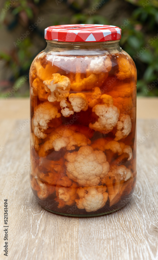 coliflor en conserva