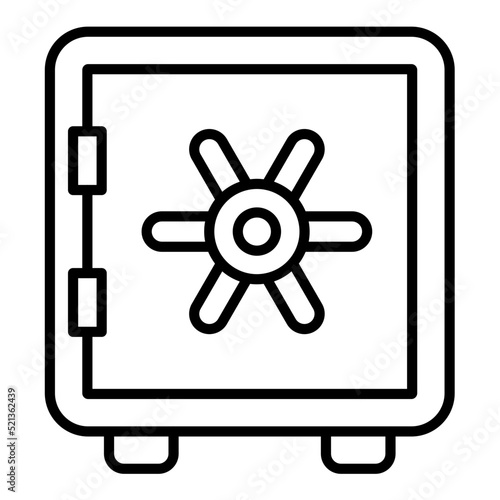 Strongbox Line Icon