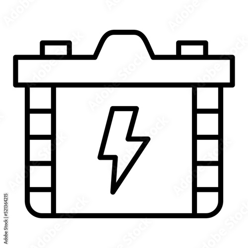 Accumulator Line Icon