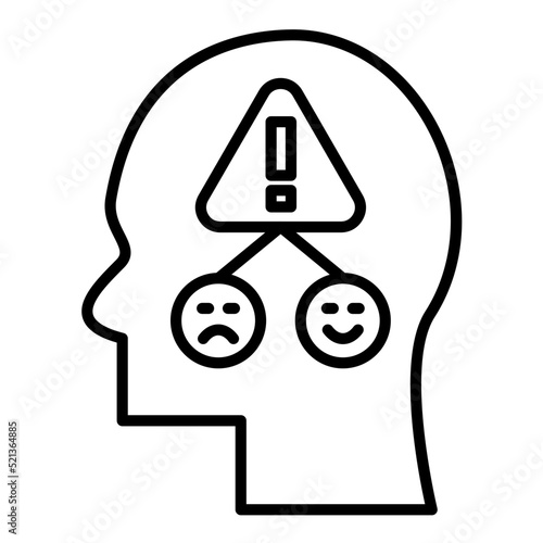 Emotion Factors Line Icon