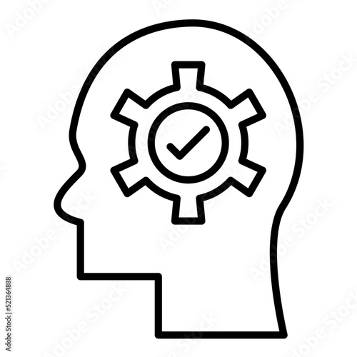 Cognitive Line Icon
