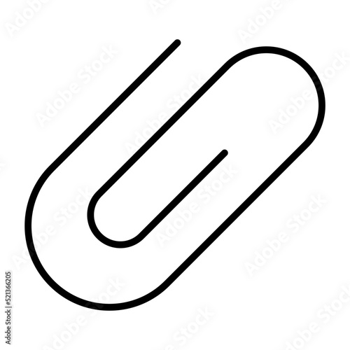 Paperclip Line Icon