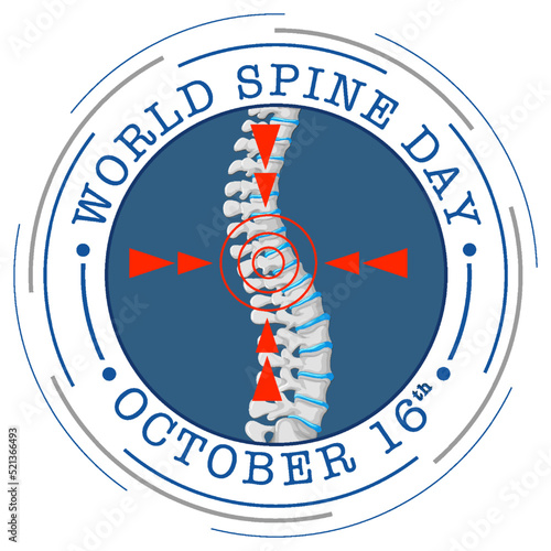 World Spine Day Banner Design