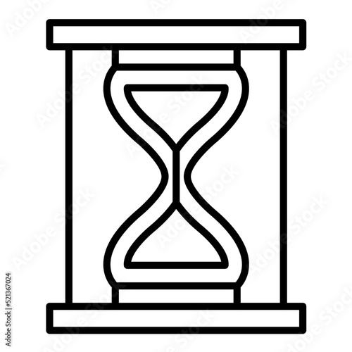 Hourglass Line Icon