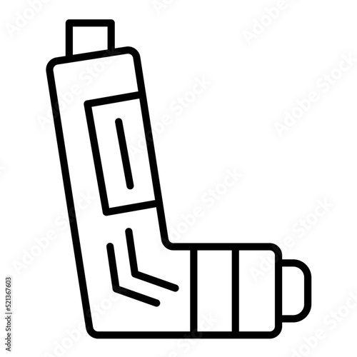 Inhaler Line Icon