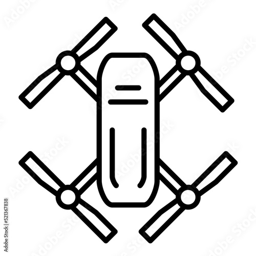 Drone Line Icon