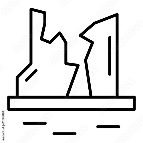 Canyon Line Icon