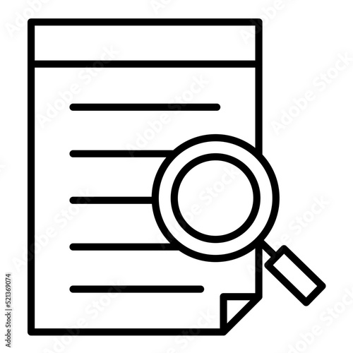 Evidence Line Icon