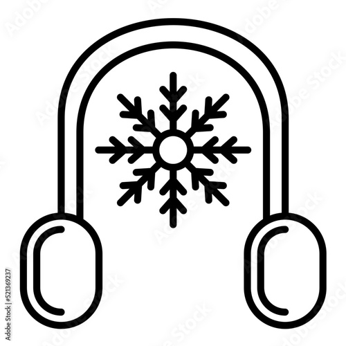 Earmuffs Line Icon