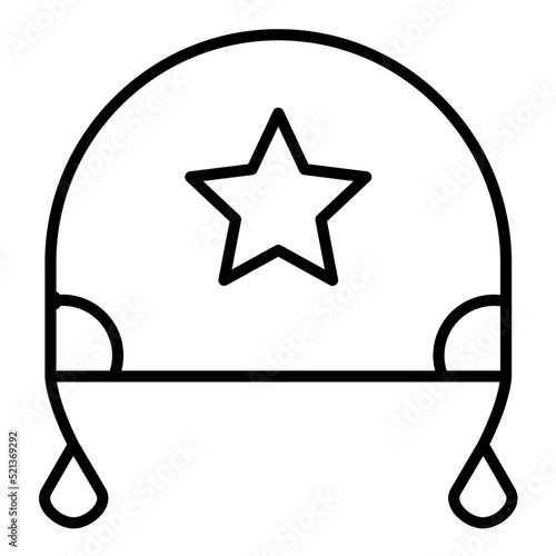 Earflaps Line Icon