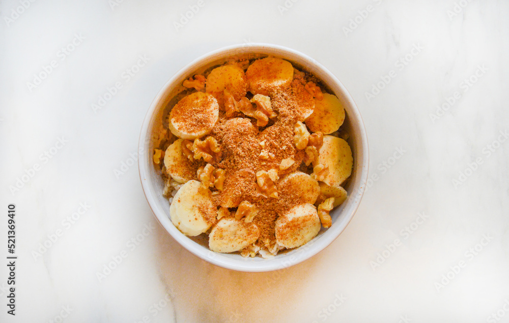 An oat cereal with nuts and banana. Good for any project. An oat cereal with nuts and banana. Good for any project.