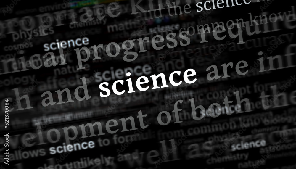 Headline titles media with Science and education 3d illustration Headline titles media with Science and education 3d illustration