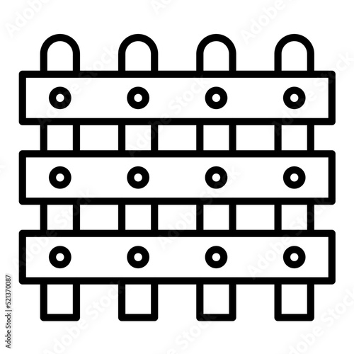 Fence Line Icon