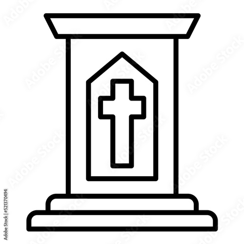 Pulpit Line Icon