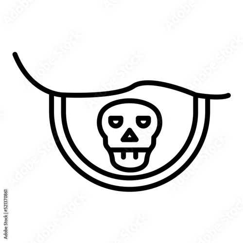 Eye Patch Line Icon