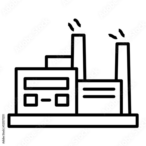 No Fossil Fuels Line Icon