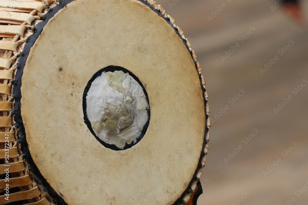 Fototapeta premium close up of a drum