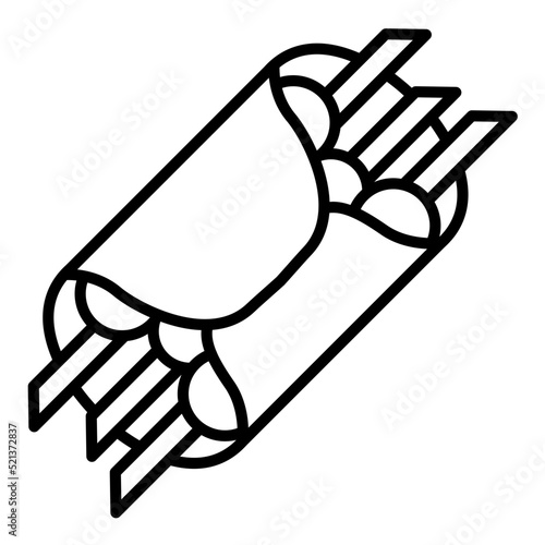Enchilada Line Icon