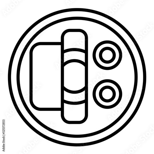 Masala Dosa Line Icon