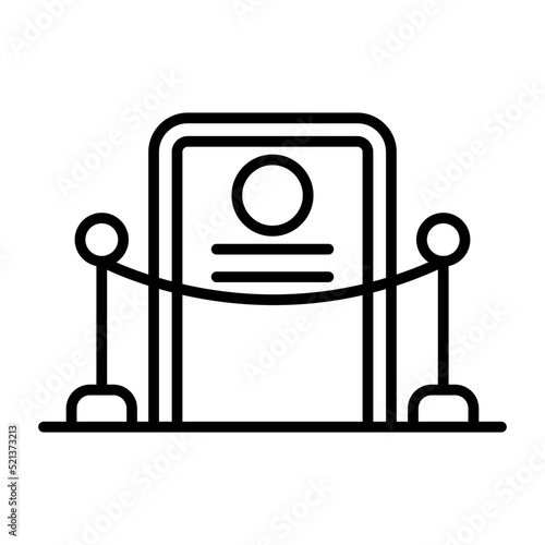 Dressing Room Line Icon