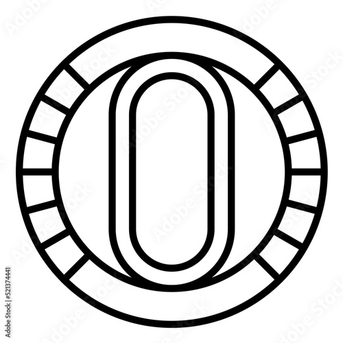 Velodrome Line Icon