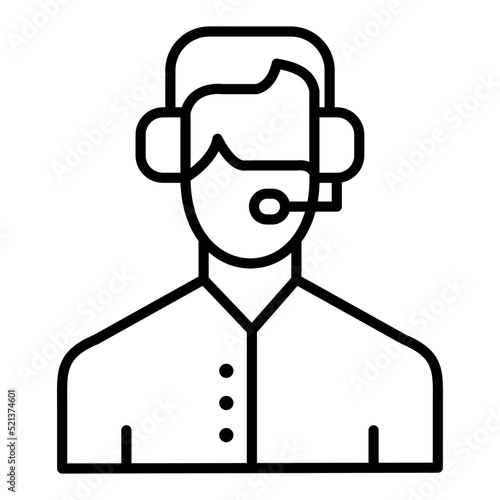 Customer Support Line Icon