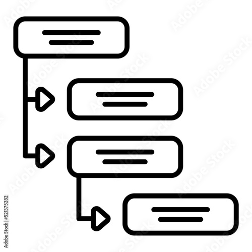 Dependencies Line Icon