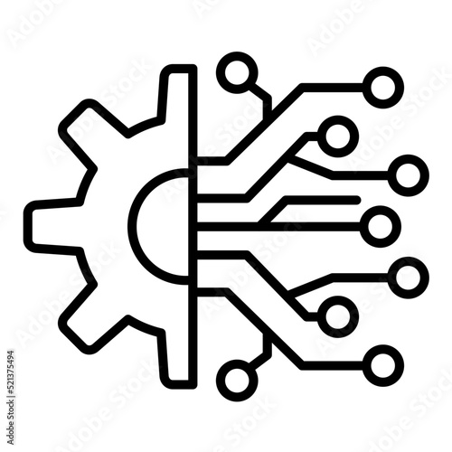 Electronic Line Icon