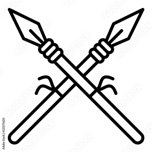 Lance Line Icon