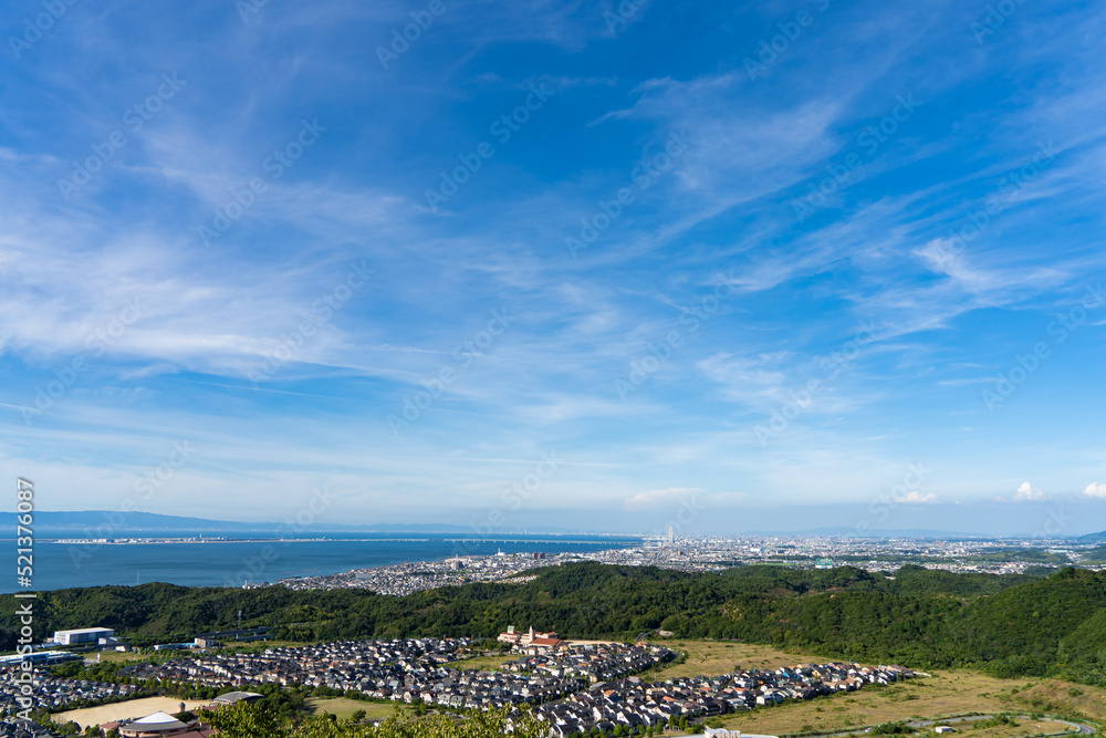 阪南スカイタウン展望緑地からの眺望