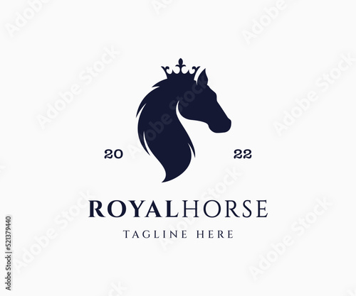 Horse logo design. Head of horse logo design. 