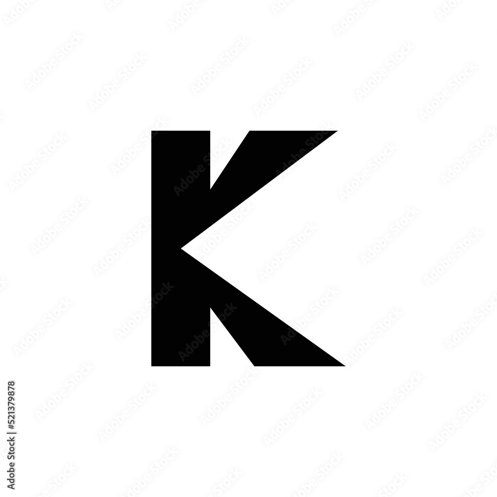 modern monogram letter K logo design modern monogram letter K logo design
