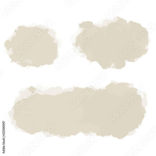 Wasserfarben Vol. 1 - Farbe Greige, Beige. Grafisches Hintergrund Element. Verwendbar für Social Media Posts, Blog Grafiken oder digitale Illustrationen im Boho Stil. Vektor Grafik