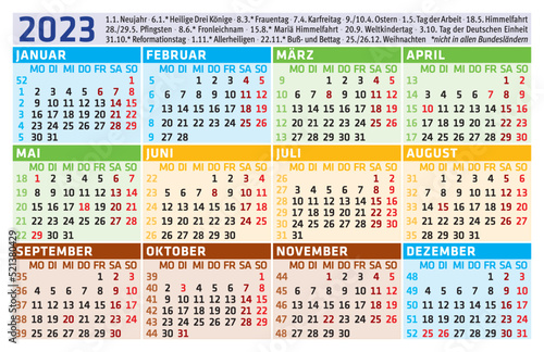 Taschen-Kalender 2023