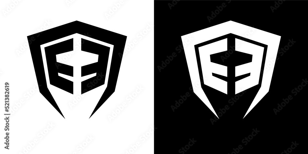 Obraz premium LOGO VECTOR GAMING MASK SYMBOL ICON