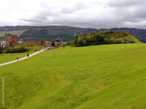 Urquhart Castle, Iverness UK, Ruins od the Urquhart Castle in Iverness United kingdom next to Loch Ness lake
