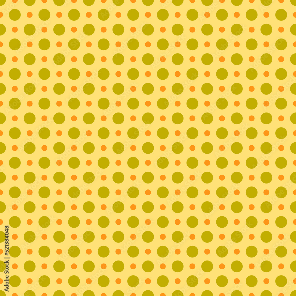 Abstract autumn natural color polka dot seamless pattern Light yellow background Minimal, limited colors Abstract autumn natural color polka dot seamless pattern Light yellow background Minimal, limited colors
