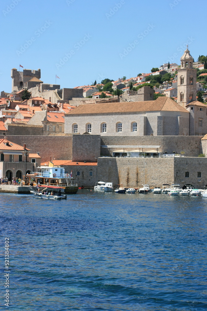 La vieille ville de Dubrovnik (Dalmatie, Croatie)