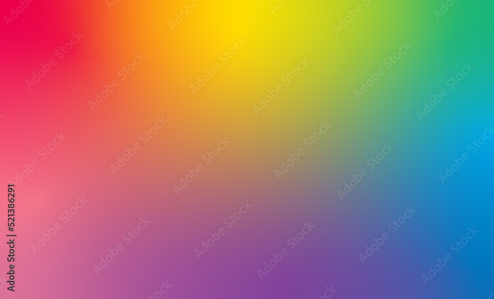 Rainbow color gradient background banner vector template. LBGT people pride colorful symbol.