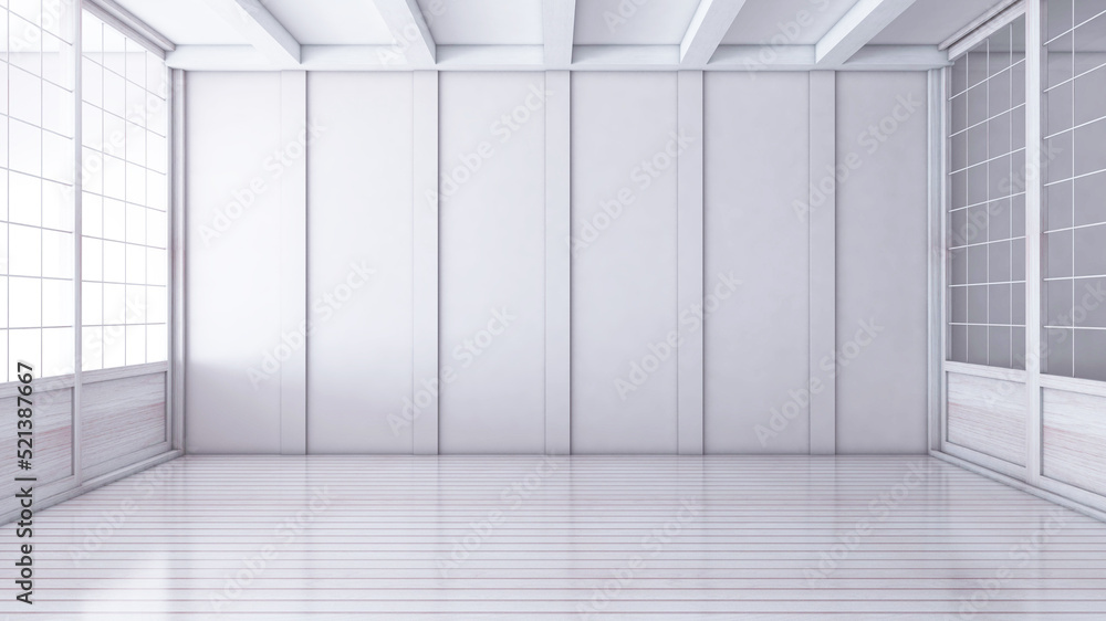 Empty room with Wall Background. 3D illustration, 3D rendering Empty room with Wall Background. 3D illustration, 3D rendering