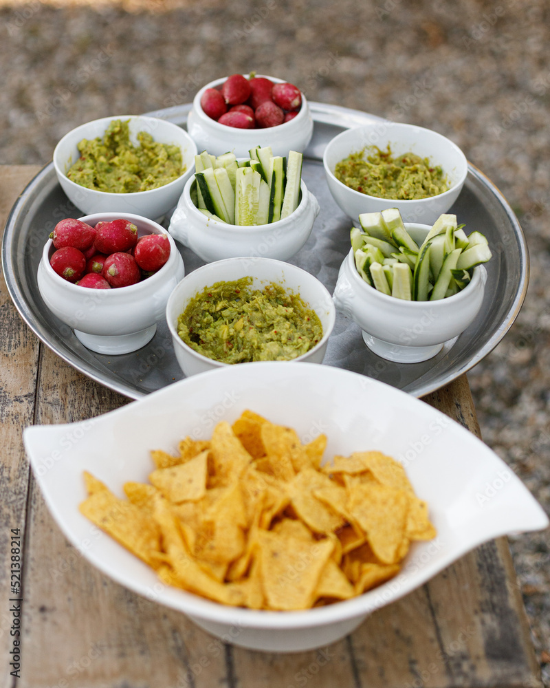 Apéritif légumes et guacamole Apéritif légumes et guacamole