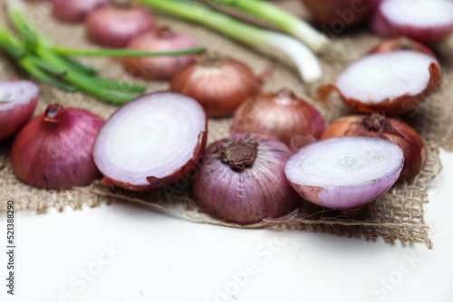 onion stock with tree on kitchen