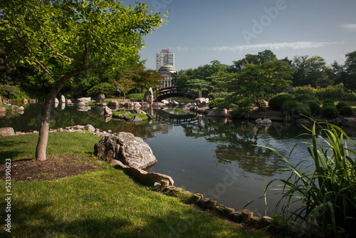 Japanese Garden in Hyde Park neighborhood, Chicago 