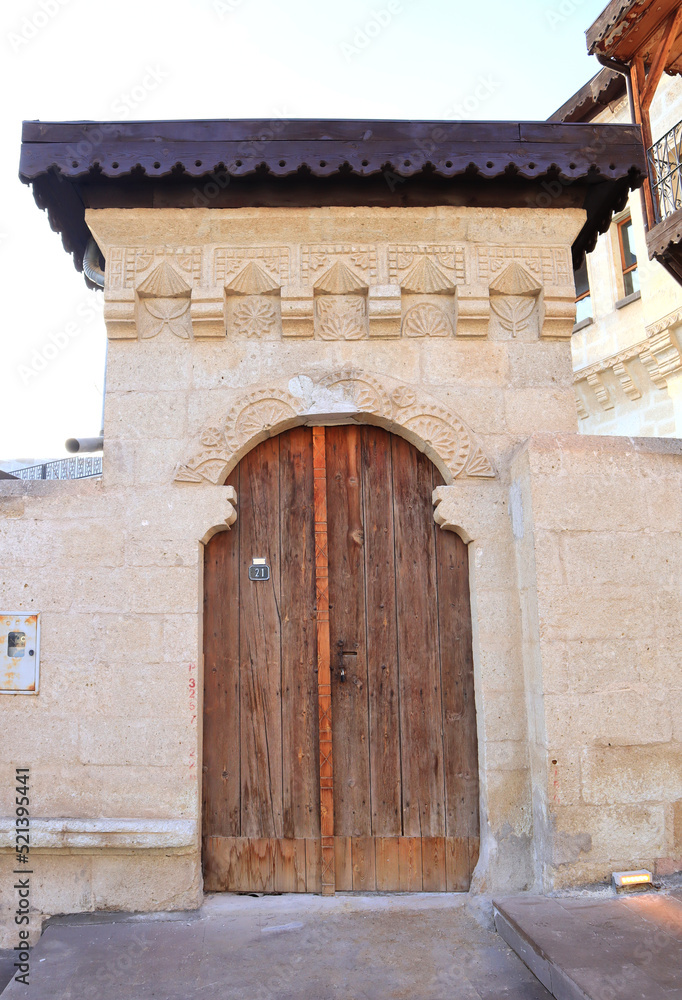 Entrance gate in Old Town in Avanos, Cappadocia, Turkey