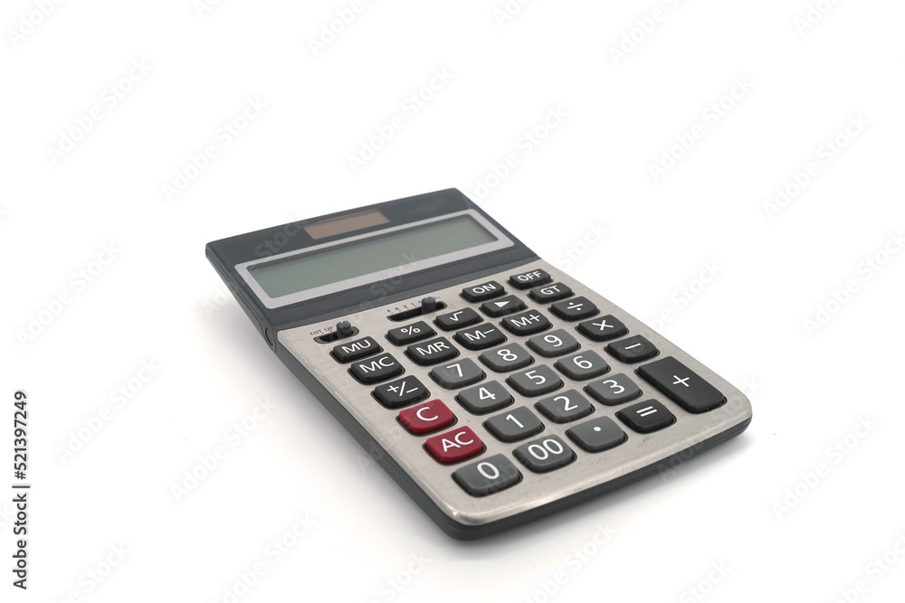 Calculator on the white background
Calculator on the white background